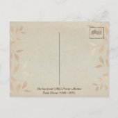 Ihr bester Freund, kleines Mädchen mit Hund, Vinta Postkarte (Rückseite)