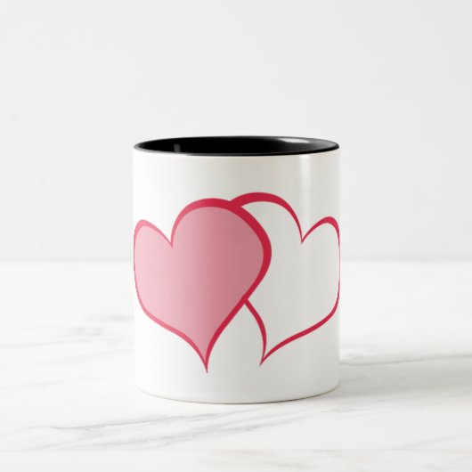 Ihr BESTER HALF SHE+she (1 von 2) Zweifarbige Tasse (Mittel)