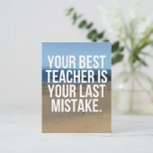 Ihr bestes Teacher-Angebot Postkarte (Stehend Vorderseite)