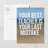 Ihr bestes Teacher-Angebot Postkarte (Vorne/Hinten)