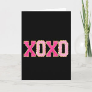 Ihr bestickter Crewneck Xoxo Valentinstag Karte