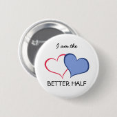 Ihr BETTER HALBJAHR (1 von 2) Button (Vorne & Hinten)