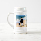 Ihr Biergestein mit eigenem Text Bierglas (Links)
