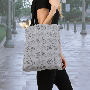Ihr Bike-Muster Tote-Tasche Tasche