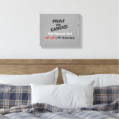 Ihr Bild auf der Leinwand - 10" x 8" (.75" Dicke) (Insitu (Schlafzimmer))