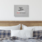 Ihr Bild auf Leinwand - 10" x 8" (2,5" Dicke) (Insitu (Schlafzimmer))