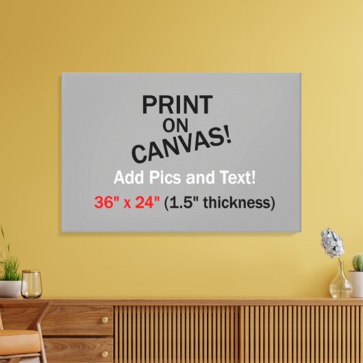 Ihr Bild auf Leinwand - 36" x 24" (1,5" Dicke) (Insitu (Wohnzimmer))