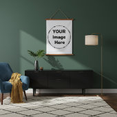 Ihr Bild hier benutzerdefiniertes Band Wandteppich Mit Holzrahmen
