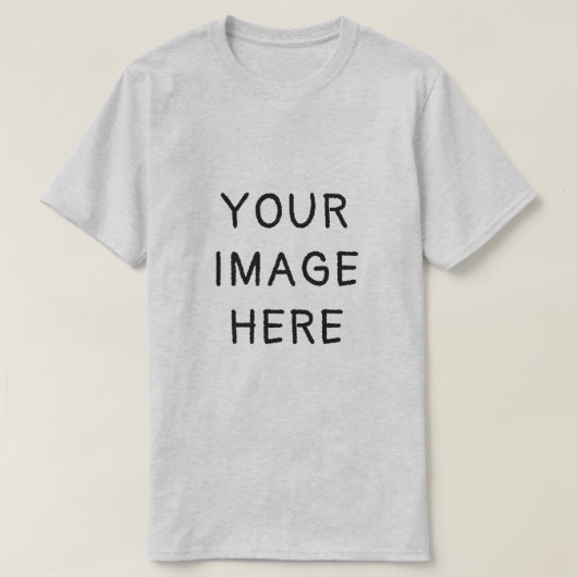 Ihr Bild hier - Benutzerdefiniertes Foto T-Shirt (Design vorne)