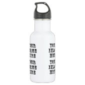 Ihr Bild hier Edelstahlflasche (Rückseite)
