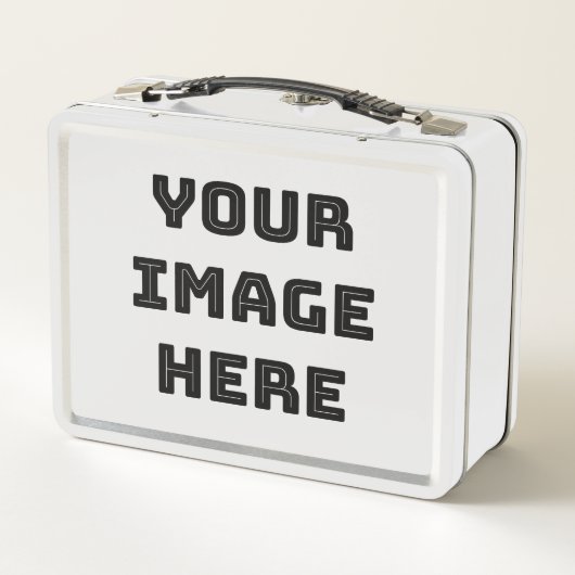 Ihr Bild hier Melaminplatte Metall Brotdose (Rückseite)