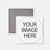 Ihr Bild Hier Mutter Gänsevorlage Magnet (Vorderseite/Rückseite)