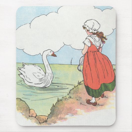 Ihr Bild Hier Mutter Gänsevorlage Mousepad (Vorne)