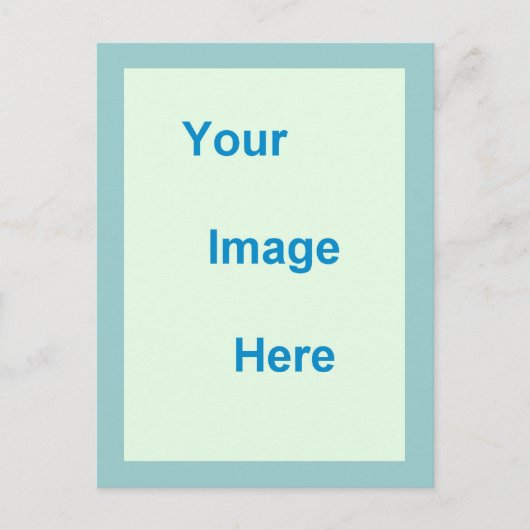 Ihr Bild Hier Mutter Gänsevorlage Postkarte (Vorderseite)