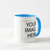 Ihr Bild Hier Mutter Gänsevorlage Tasse (VorderseiteRechts)