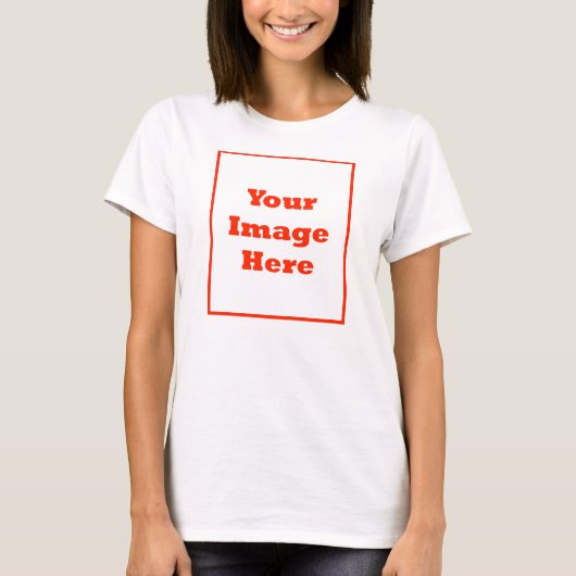 Ihr Bild hier (Vertikale) T-Shirt (Vorderseite)