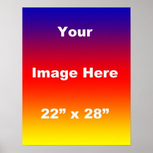 Ihr Bild hier Vorlage 22 x 28 Poster
