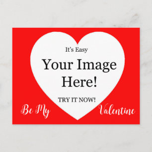 Ihr Bild im Herzen Valentine Postkarte