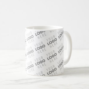 Ihr Bild/Logo automatisch aufgehellt + Muster Kaffeetasse