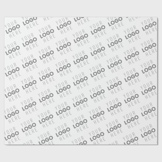 Ihr Bild/Logo wird automatisch beleuchtet + Muster Geschenkpapier (Flach)