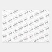 Ihr Bild/Logo wird automatisch beleuchtet + Muster Geschenkpapier Set (Vorderseite)