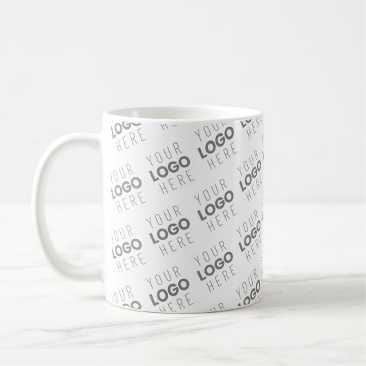 Ihr Bild/Logo wird automatisch beleuchtet + Muster Kaffeetasse (Links)