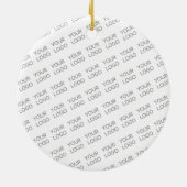 Ihr Bild/Logo wird automatisch beleuchtet + Muster Keramik Ornament (Hinten)