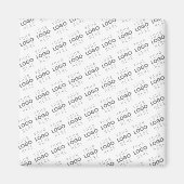 Ihr Bild/Logo wird automatisch beleuchtet + Muster Magnet (Vorne)