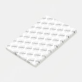 Ihr Bild/Logo wird automatisch beleuchtet + Muster Post-it Klebezettel (angewinkelt)