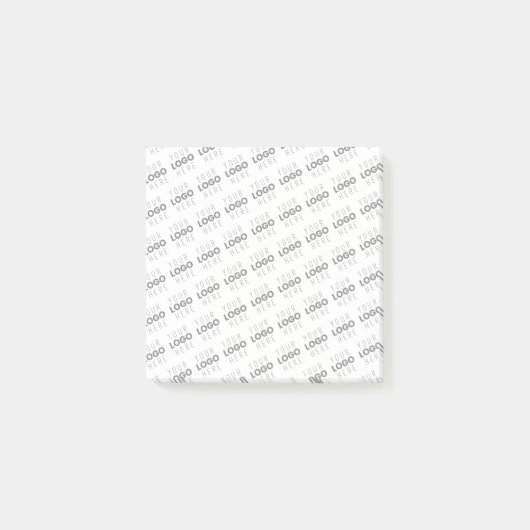 Ihr Bild/Logo wird automatisch beleuchtet + Muster Post-it Klebezettel (Vorderseite)