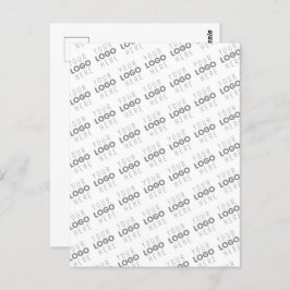 Ihr Bild/Logo wird automatisch beleuchtet + Muster Postkarte