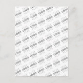 Ihr Bild/Logo wird automatisch beleuchtet + Muster Postkarte (Vorderseite)