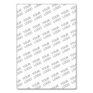 Ihr Bild/Logo wird automatisch beleuchtet + Muster Tischnummer