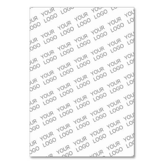 Ihr Bild/Logo wird automatisch beleuchtet + Muster Tischnummer (Vorderseite)