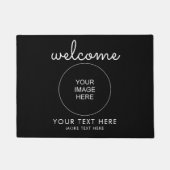 Ihr Bild oder Logo hier Typografie Begrüßungsmatte Fußmatte (Vorderseite)