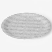 Ihr Bild Pappteller (Schrägansicht)