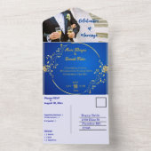 (Ihr Bild) Personalisierte Hochzeitsveranstaltung All In One Einladung (Innen Boden)