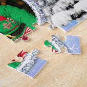 Ihr Bild Weihnachten Urlaub Winterschnee Szene Puzzle (Seite)