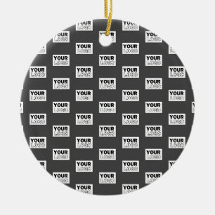 Ihr Bilddesign oder Firmenlogo gekachelt   Grau Keramik Ornament
