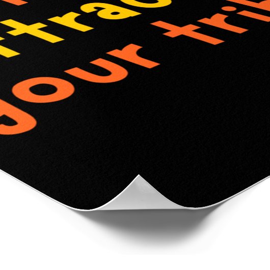 Ihr Bildschirm zieht Ihren Aufkleber an Poster (Ecke)