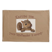 Ihr Birdfeeder ist leer Kissenbezug (Rückseite)