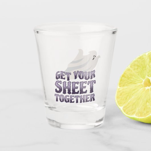 Ihr Blatt zusammenstellen Schnapsglas (Vorderseite)
