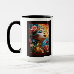 Ihr Blumenzauber AI Concept Art von Xzendor7 Tasse
