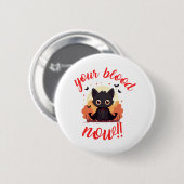 IHR BLUT!! - Vampire kitten Button (Vorne & Hinten)