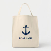 Ihr Bootname Vintager Anker Öko-freundliches Leben