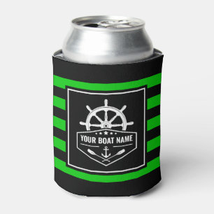 Ihr Bootsname Nautical Anker Oars Helm Limon Dosenkühler