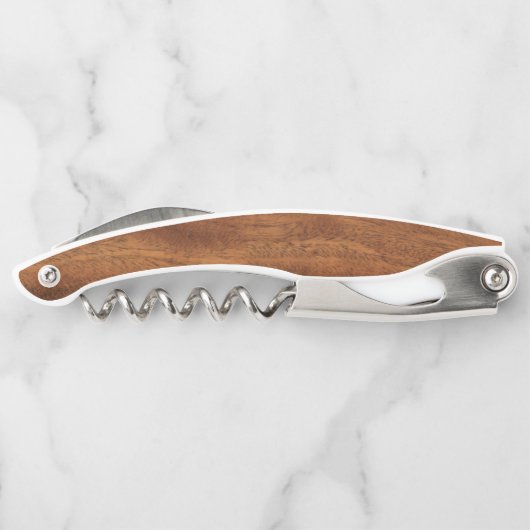 Ihr Bootsname wird radelhalm holzstil verschickt Kellnermesser (Rückseite)