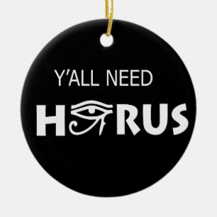 Ihr braucht Horus Keramik Ornament