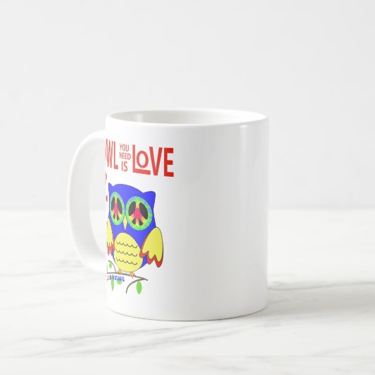 Ihr braucht Liebe Kaffeetasse (Vorderseite Links)