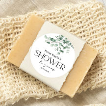 Ihr Brautduschenduschkopf-Seife-Sticker